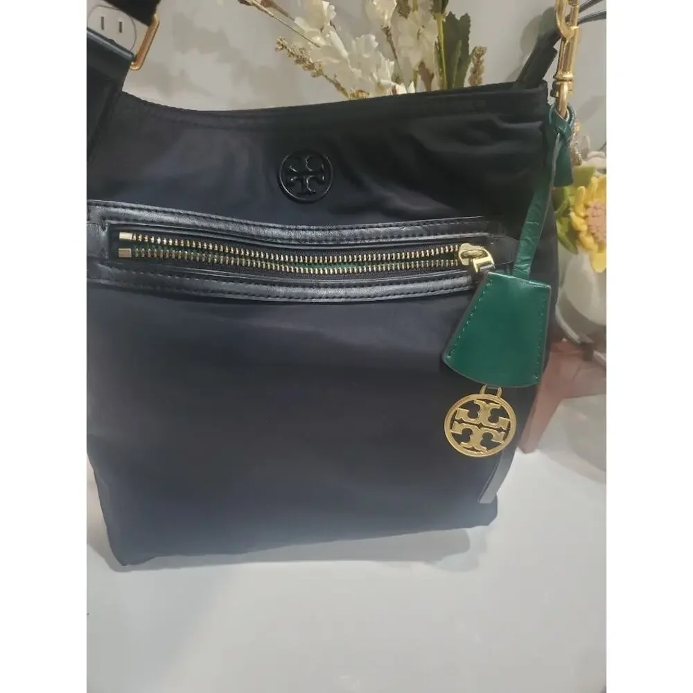 Tory Burch Nylon Messenger Bag Black